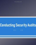 Lecture Information systems security - Chapter 8: Conducting security audits