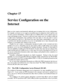 Chapter 17 - Service Conﬁguration on the Internet