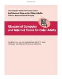 Glossary of Computer and Internet Terms for Older Adults