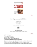 C++ Programming with CORBA