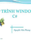 Lập trình windows C# - Chương mở đầu