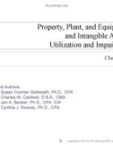 Lecture Intermediate accounting - Chapter 11: Property, plant, and equipment and intangible assets: utilization and impairment