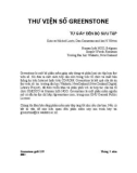 Thư viện số Greenstone từ giấy đến bộ sưu tập