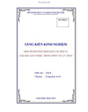 Sáng kiến kinh nghiệm THCS: Một số phương pháp đặt câu hỏi và giải bài tập cơ học trong môn Vật lý THCS