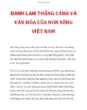 DANH LAM THẮNG CẢNH VÀ VĂN HÓA CỦA NON SÔNG VIỆT NAM