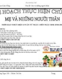 Giáo án Mầm non: Chủ đề - Mẹ và những người thân (GV. Huỳnh Đặng Ngọc Nữ)