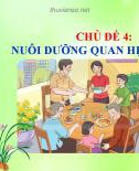 Bài giảng môn Hoạt động trải nghiệm, hướng nghiệp lớp 6 - Chủ đề 4: Nuôi dưỡng quan hệ gia đình