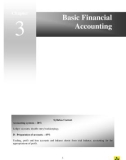 BASIC FINANCIAL ACCOUNTING: SYLLABUS CONTENT