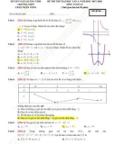 Đề thi thử ĐH môn Toán lần 1 năm 2017-2018 - Sở GD&ĐT Quảng Ninh