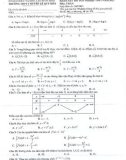 Đề thi thử tốt nghiệp THPT năm 2021 môn Toán có đáp án - Trường THPT chuyên Lê Quý Đôn