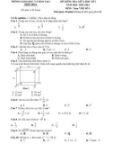 Đề thi giữa học kì 1 môn Toán lớp 7 năm 2022-2023 có đáp án - Phòng GD&ĐT Hiệp Hòa – Bắc Giang