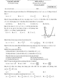 Đề thi KSCL môn Toán 11 năm 2019-2020 - Trường THPT Lê Xoay (Lần 1)