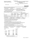 Đề thi KSCL THPT Quốc gia môn Địa lí năm 2018-2019 lần 1 - THPT Đồng Đậu - Mã đề 128