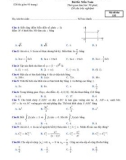 Đề thi KSCL theo định hướng THPT môn Toán năm 2020 lần 1 - Trường ĐH Vinh