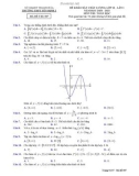 Đề thi KSCL môn Toán 12 năm 2020-2021 có đáp án - Trường THPT Yên Định 1
