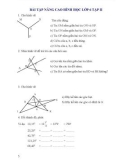 BÀI TẬP NÂNG CAO HÌNH HỌC LỚP 6 - TẬP II