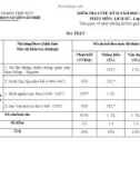 Đề thi học kì 2 môn Lịch sử lớp 7 năm 2023-2024 có đáp án - Trường THCS Nguyễn Văn Trỗi, Hiệp Đức