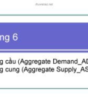 Chương 6 Tổng cầu (Aggregate Demand_AD) và Tổng cung (Aggregate Supply_AS)