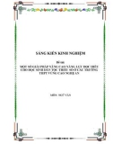 Sáng kiến kinh nghiệm THPT: Một số giải pháp nâng cao năng lực đọc hiểu cho học sinh dân tộc thiểu số