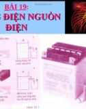 Bài 19: Dòng điện-nguồn điện - Bài giảng điện tử Vật lý 7 - B.Q.Thanh