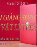 Bài giảng điện tử Vật lý THCS - Bài 8: Trọng lực - đơn vị lực