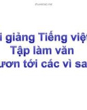 Slide bài Tập làm văn: Vươn tới các vì sao - Tiếng việt 3 - GV.N.Tấn Tài