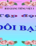 Slide bài Tập đọc: Đôi bạn - Tiếng việt 3 - GV.N.Tấn Tài