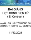 Bài giảng Thương mại điện tử: Bài 5 - TS. Nguyễn Hồng Quân