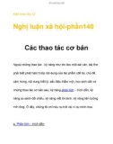 Kiến thức lớp 12 Nghị luận xã hội-phần140