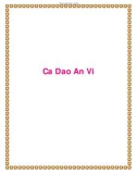 Tài liệu: Ca Dao An Vi