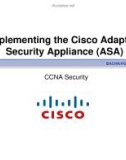 Lecture CCNA Security - Chapter 10: Implementing the Cisco Adaptive Security Appliance (ASA)