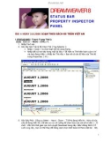 HỌC DREAMWEAVER 8 STATUS BAR PROPERTY INSPECTOR PANEL