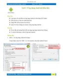Lập trình trên thiết bị di động Android - Lab 1: Ứng dụng Android đầu tiên