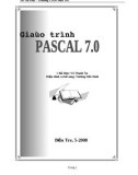 Giáo trình Pascal - Trường CĐSP Bến Tre