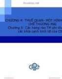 Bài giảng Thương mại quốc tế - Chương 4+5: Thuế quan và một hình thức hạn chế thương mại - Các hàng rào thương mại phi thuế quan và các khía cạnh kinh tế của CSTM