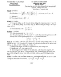 Đề thi vào lớp 10 môn Toán năm 2020-2021 có đáp án - Sở GD&ĐT Thanh Hóa