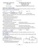 Đề thi giữa học kì 1 môn Vật lí lớp 9 năm 2022-2023 - Sở GD&ĐT Bắc Ninh