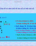 Giáo án điện tử môn Toán lớp 3 - Bài: Chia số có năm chữ số cho số có một chữ số