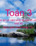 Giáo án điện tử môn Toán lớp 3 - Bài: Nhân số có năm chữ số với số có một chữ số