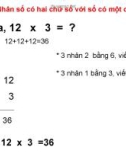 Giáo án điện tử môn Toán lớp 3 - Bài: Nhân số có hai chữ số với số có một chữ số