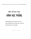 Một số bài toán Hình học phẳng