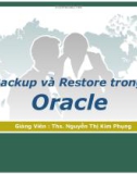 Backup and Restore in Oracle