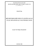 Luận văn Thạc sĩ Lịch sử: Biến đổi trong hôn nhân của người Cao Lan, xã Lục Sơn, huyện Lục Nam, tỉnh Bắc Giang