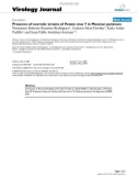 Báo cáo khoa học: Presence of necrotic strains of Potato virus Y in Mexican potatoes