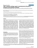 Báo cáo y học: TGF β-induced cartilage repair is maintained but fibrosis is blocked in the presence of Smad7