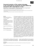 Báo cáo khoa học: Concerted mutation of Phe residues belonging to the b-dystroglycan ectodomain strongly inhibits the interaction with a-dystroglycan in vitro