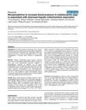 Báo cáo y học: Norepinephrine to increase blood pressure in endotoxaemic pigs is associated with improved hepatic mitochondrial respiration