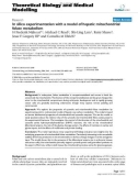 Báo cáo y học: In silico experimentation with a model of hepatic mitochondrial folate metabolism