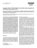 Báo cáo khoa học: Synergistic effect of ERK inhibition on tetrandrine-induced apoptosis in A549 human lung carcinoma cells