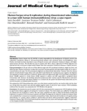 Báo cáo y học: Human herpes virus 8 replication during disseminated tuberculosis in a man with human immunodeficiency virus: a case report